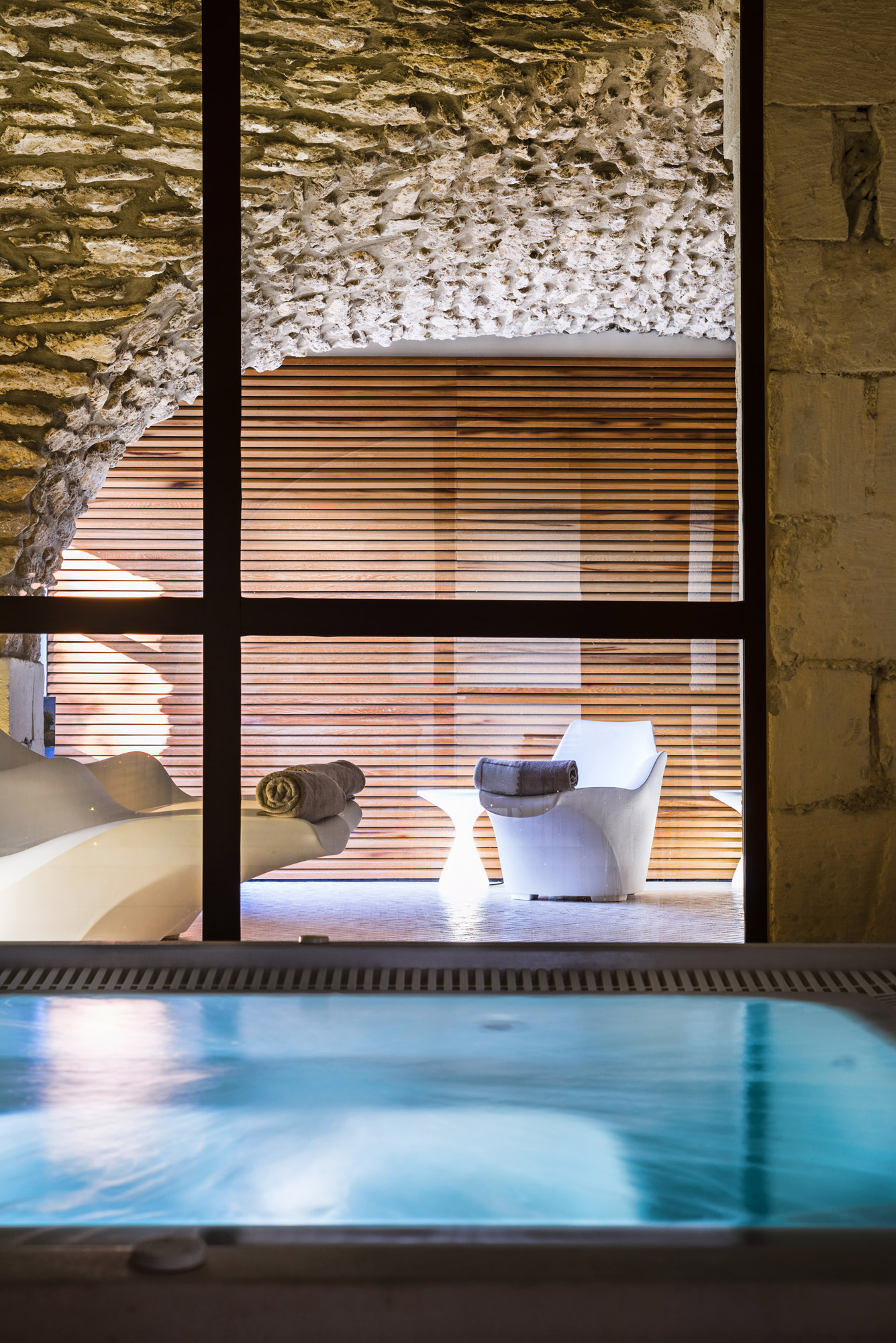 Spa, saune, hammam à disposition au Moulin de Vernègues & Spa près d'Aix-en-Provence