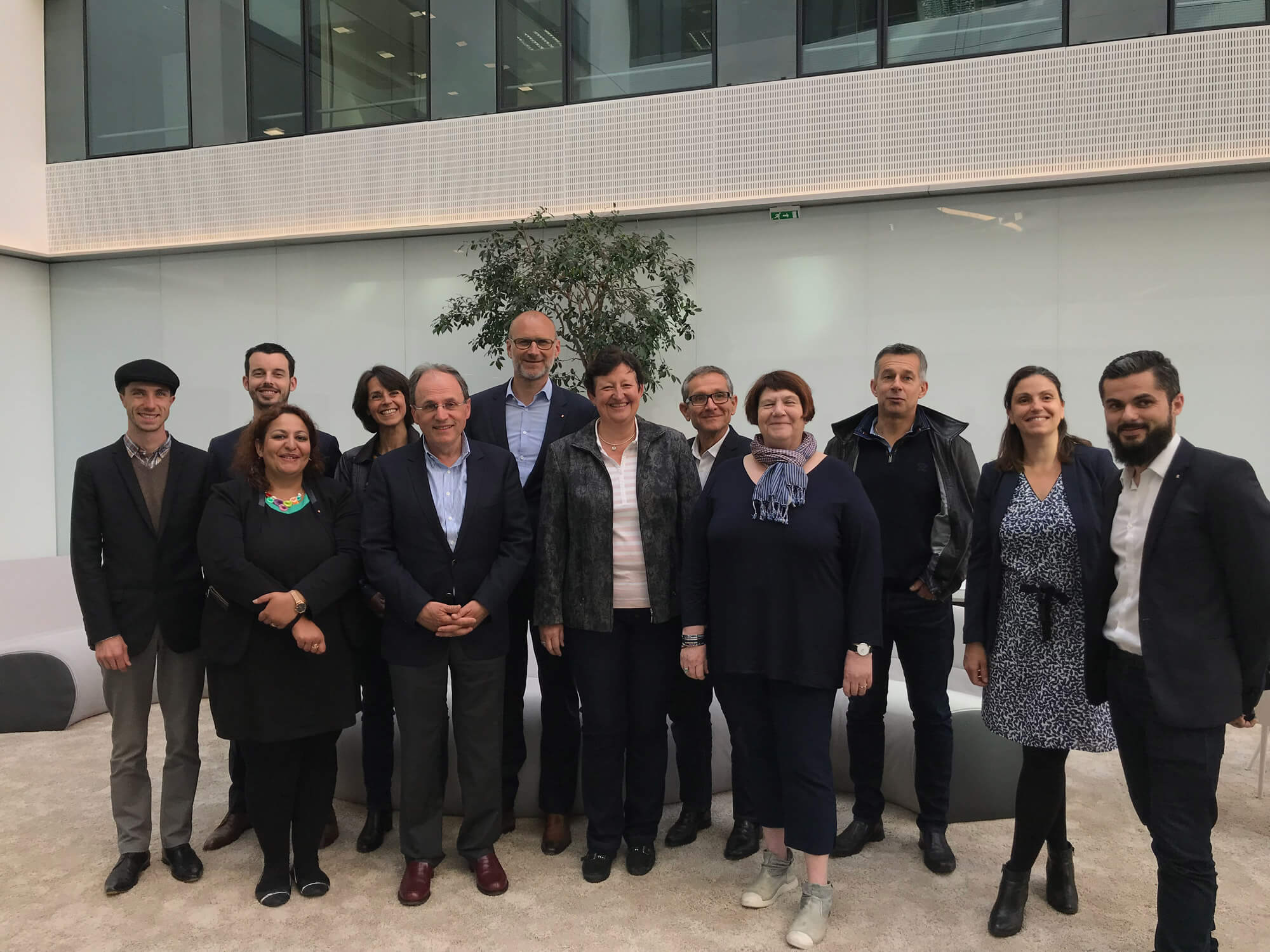 photo de groupe du comité voyageurs