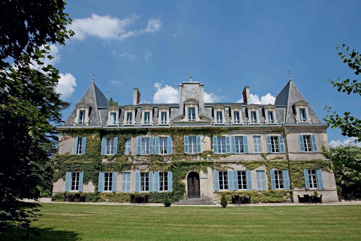 Façade d'un château