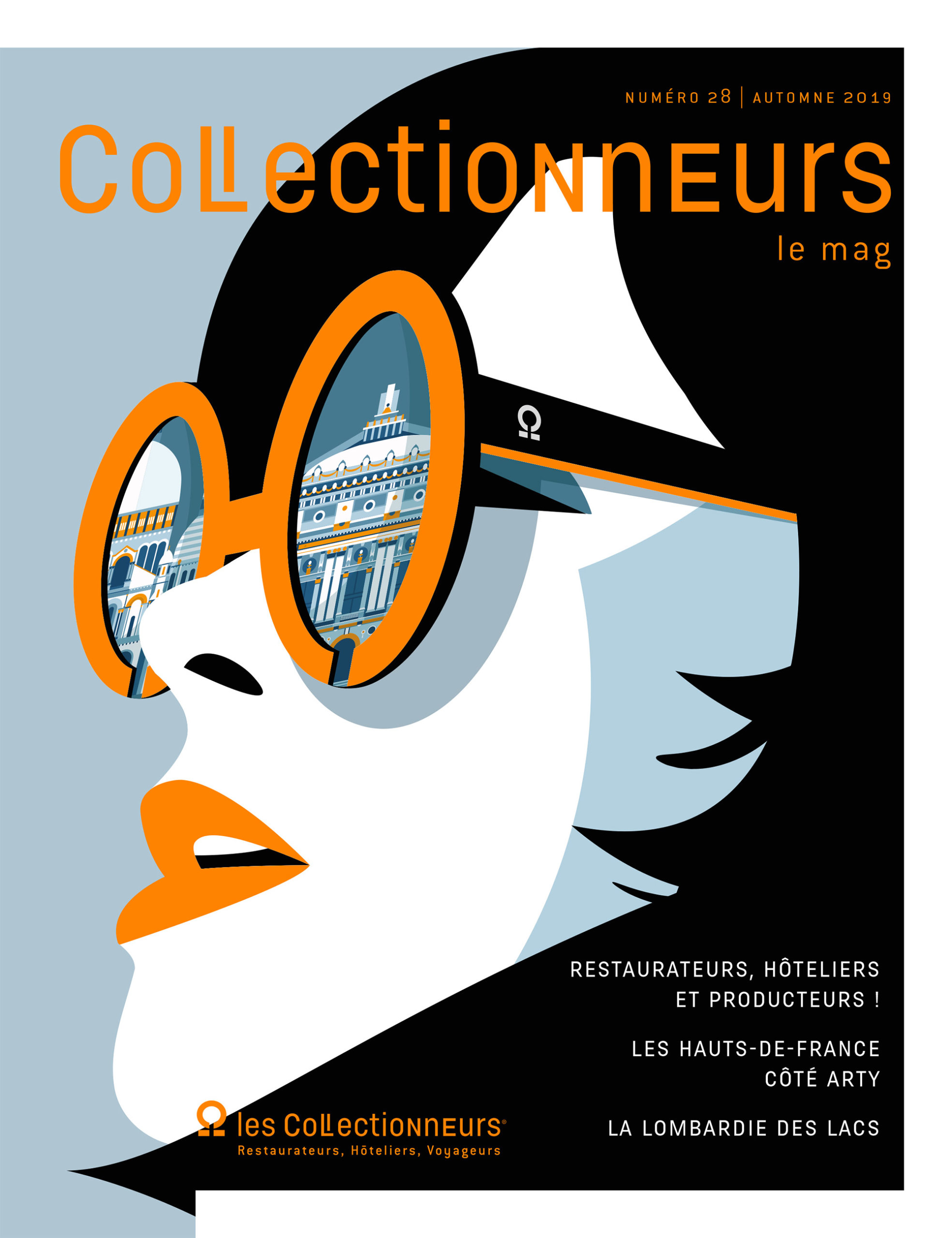 Couverture d'un magazine lifestyle, voyage et food