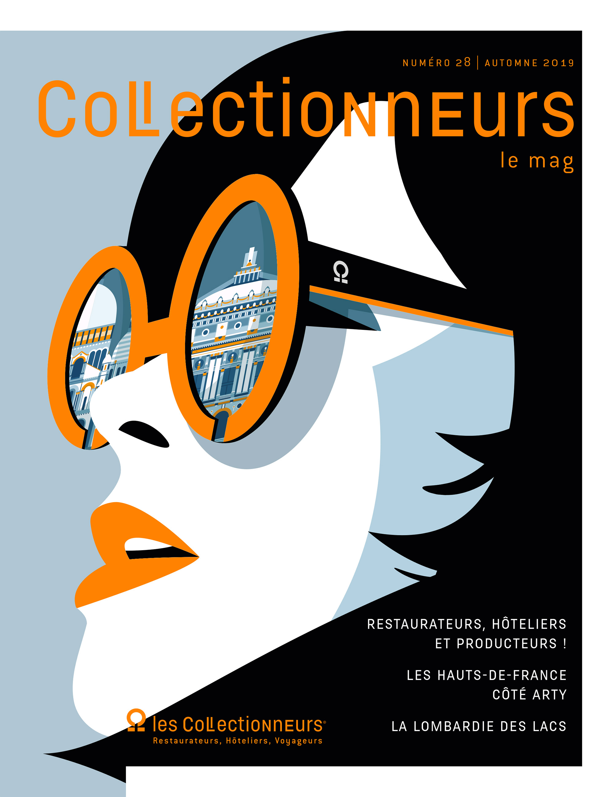 Couverture d'un magazine lifestyle, voyage et food